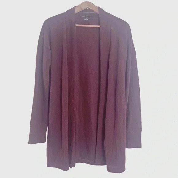 Sanctuary Maroon Knit Cardigan With Pockets Sweater Women's Size XS - Picture 1 of 5